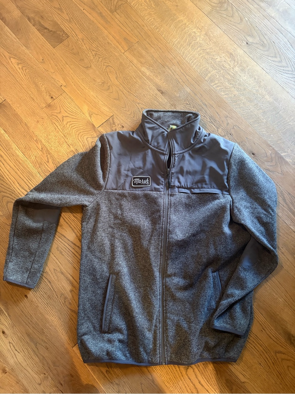 Marsh Wear Bogard Fleece Jacket Size Large gray new